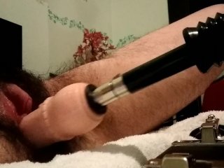 Ftm cumming hard on fucking machine (me!)
