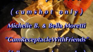 Prévia do BBB: Michelle B. e Bella Moretti "Cum Receptacle" (apenas gozada)AVI