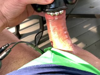 almost caught, adult toys, big dick, kink