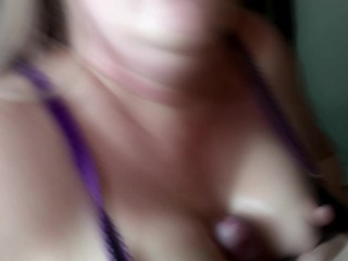 Milf withBig Tits Loves Sucking Dick & Getting a Titfuck Titjob