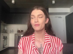 Hot TS Slut gets pinned down and fucked by bick dick homeless man