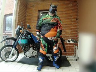 pawing off in new Madhead MX gear