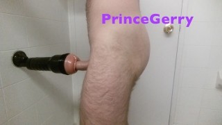 Hot Guy Fucking A Mounted Fleshlight And Talking Dirty Until He Moans With Pleasure