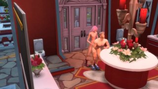 Jogabilidade- The Sims 4 - primeiro encontro teen boy e jovem travesti