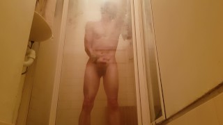 Me myself and I - solo straight male in shower