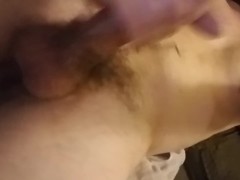 Close up jerk and cum