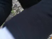 Preview 4 of Random Blowjob To My StepBrother Dick In Real Public Area