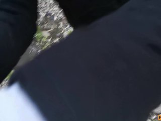 Random Blowjob To_My StepBrother Dick In Real Public Area