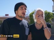 Preview 2 of Brazzers - Milf pornstar Danielle Derekshow off her giant tits