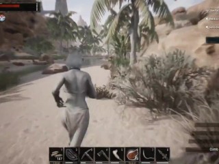 Messing around with Conan Exiles Sexual Mods Episode 4 Sexy Albino