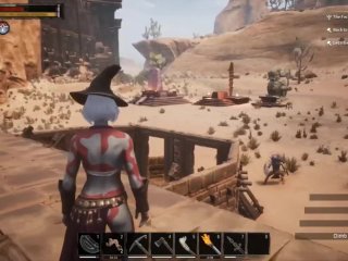 lets play, conan exiles sexiles, walkthrough, cartoon