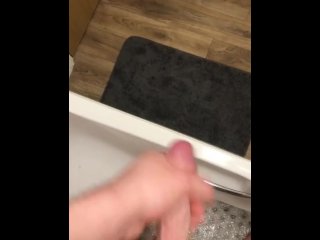 Big white cock cumshot