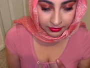 Preview 3 of Sneaky stepdad gets blowjob from beautiful Muslim stepdaughter.