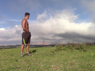 Sassy Man Pulls His Cock Outdoors And Cums Like Nothing