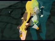 Preview 1 of [CM3D2] RWBY Hentai - Training Yang Xiao Long's Throat And Ass