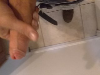 Public solo session for bigdick sex addict