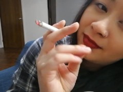 Miss Dee Nicotine Fetish Smoking for Her Fans #06