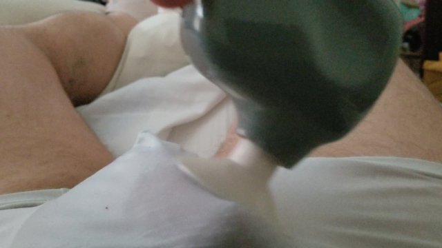 USING MY MASSAGER 4 PLEASURE INSTEAD OF PAIN RELIEF - BUT GROANING HELPS:)