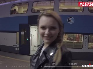 LETSDOEIT - Busty Blonde Finds a Big Cock Surprise At Her Rented Flat screenshot number 1