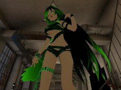  Cat Girl only in Ribbons Bondage gives Sexy Lap Dance Hump (POV)