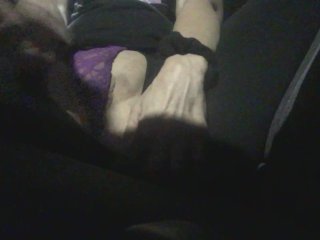 Almost Caught Masturbating In_My Car After My Workout!!!! With Sound