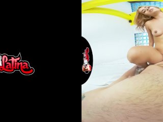 VRLatina - Fitness Babe Rides Her Tight Body On_You - 5K_VR