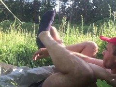 Позирование перед электричкой 1 - Screenshot 6 of 16 - Shemale Selfsuck