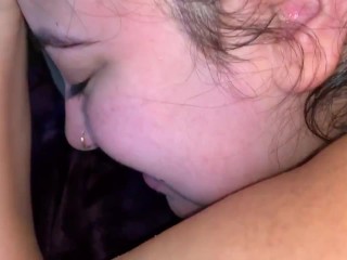 Teen with_perfect ass gets creampie quickie_out of shower