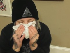 Very Snotty Noseblowing
