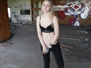 Preview 2 of Beautiful Sex With A Beautiful girl In An Abandoned Building