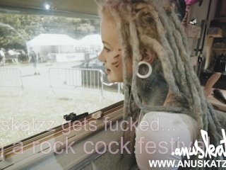 Public Festival fuck - Tattoo BDSM couple bj pussy sextoy orgasm cumshot screenshot number 1