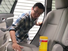 I clean the bang bus and get it ready for the next gal.