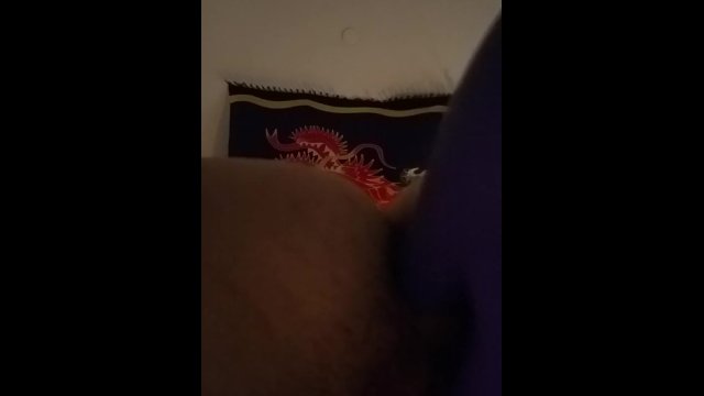 On my hands and knees taking it in my ass thumbnail