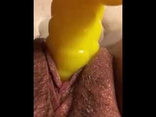 Masturbating my Fat Pussy POV