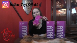 Unboxing Anal - Dildo Tongue by FAAK on Amazon ! Nadine´s test !
