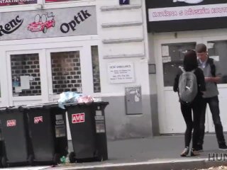 HUNT4K. Erfolgreiche Abholung und Sex für Geld mit schönen jungen Dame