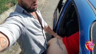 Milf gets fucked on the highway