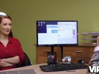 VIP4K. Gingembre Buxom est baisee dur au casting interprete par lagent