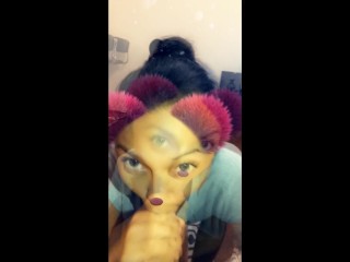 Gorgeous Asian Snapchat_blowjob - You gotta hear the voice:)