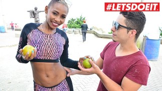 LETSDOEIT - Super Hot Ebony Latina From Medellin Rides a Thicc Cock