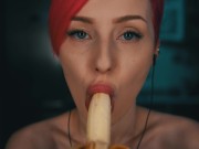Preview 6 of ASMR playing with Banana FIND ME ON FANSLY  -  MYSWEETALICE (PATREON - MYKINKYDOPEASMR)