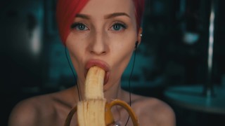 ASMR spelen met banaan VIND ME OP FANSLY - MYSWEETALICE (PATREON - MYKINKYDOPEASMR)