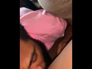 pov, exclusive, pussy licking, ebony pussy