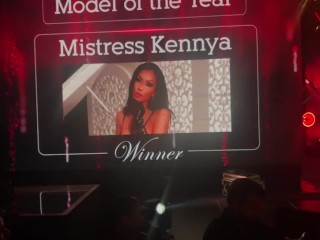 Mistress Kennya “fetish Model of the Year 2019” at AWSUMMIT