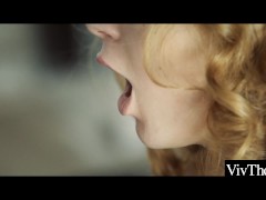 Sexy models lick each other's hot pussy After they shoot together