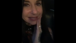 Pornstar Joanna Angel Masturbating In Backseat of Car