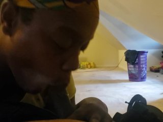 blowjob, pov, ebony