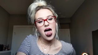 Babygirl's Fetish For Porn Mouth Drool