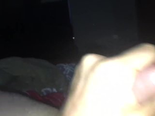 White boy jerks cock