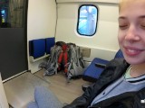 Mihanika69 - Pompino con ingoio sul treno in corsa